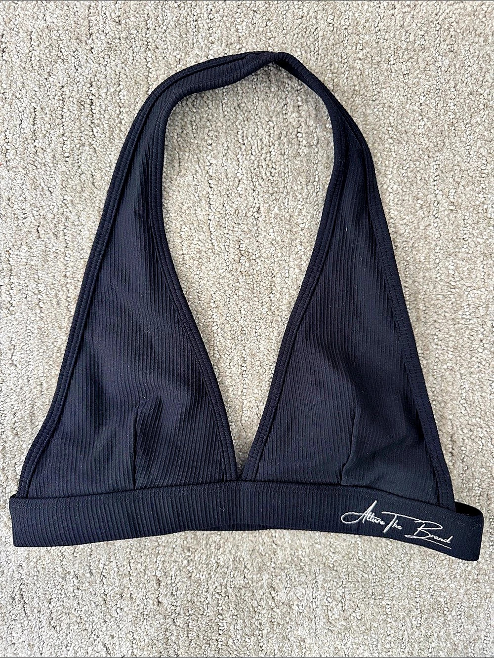 Allure the Brand Halter Bra in Black Size Small Like New